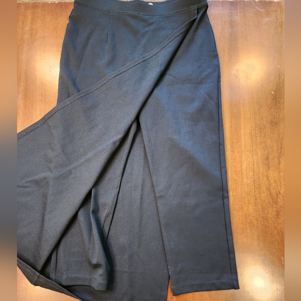Betabrand Black Pencil Skirt - Picture 3 of 8